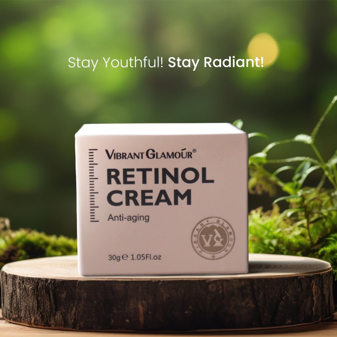 Vibrant Glamour Retinol Cream – Anti-Aging Moisturizer for Radiant, Youthful Skin (30g)