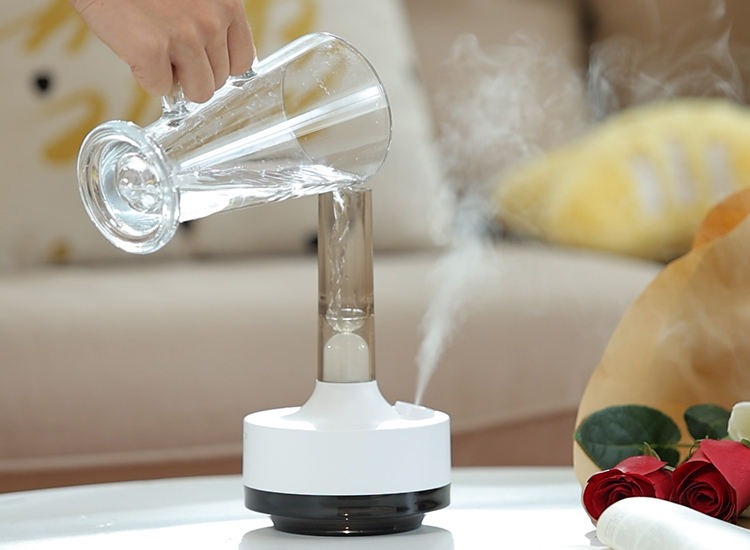 Smart Flower Vase Humidifier – Elegant Home Decor with Hidden Mist Function