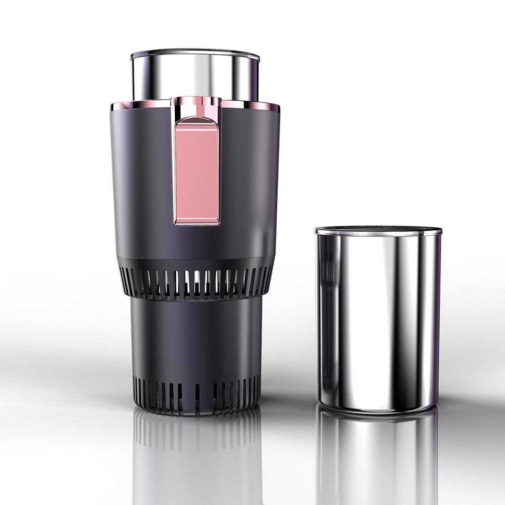 Portable Car Air Purifier & Aroma Diffuser – Dual Function with HEPA Filtration