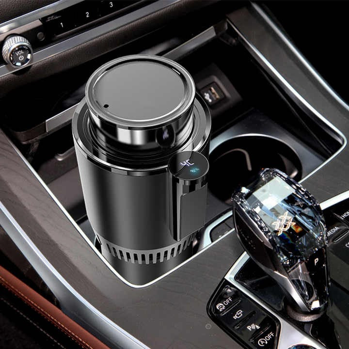 Portable Car Air Purifier & Aroma Diffuser – Dual Function with HEPA Filtration