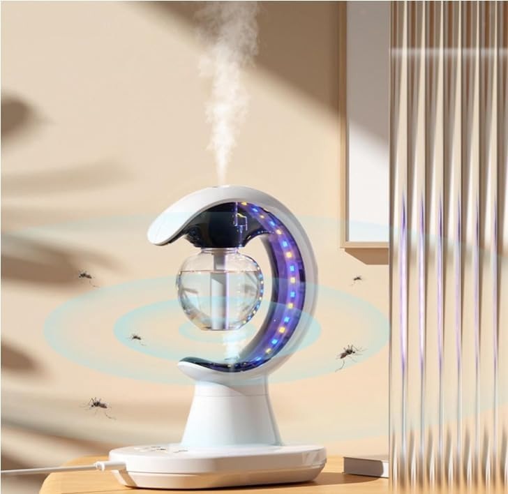 Safe Mosquito Repellent for Baby & Mom – DEET-Free Gentle Insect Trap with LED Light & Aroma Diffuser