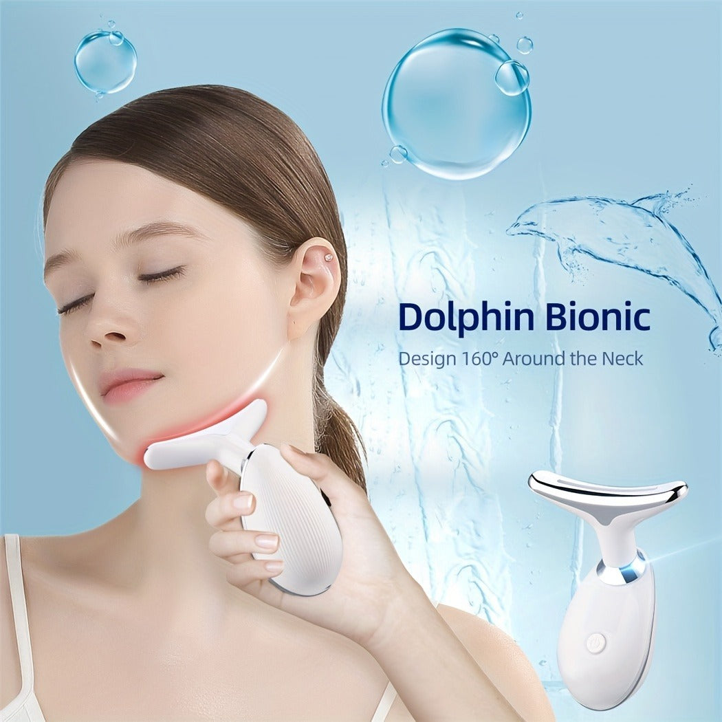 Rechargeable LED Facial And Neck Massage
