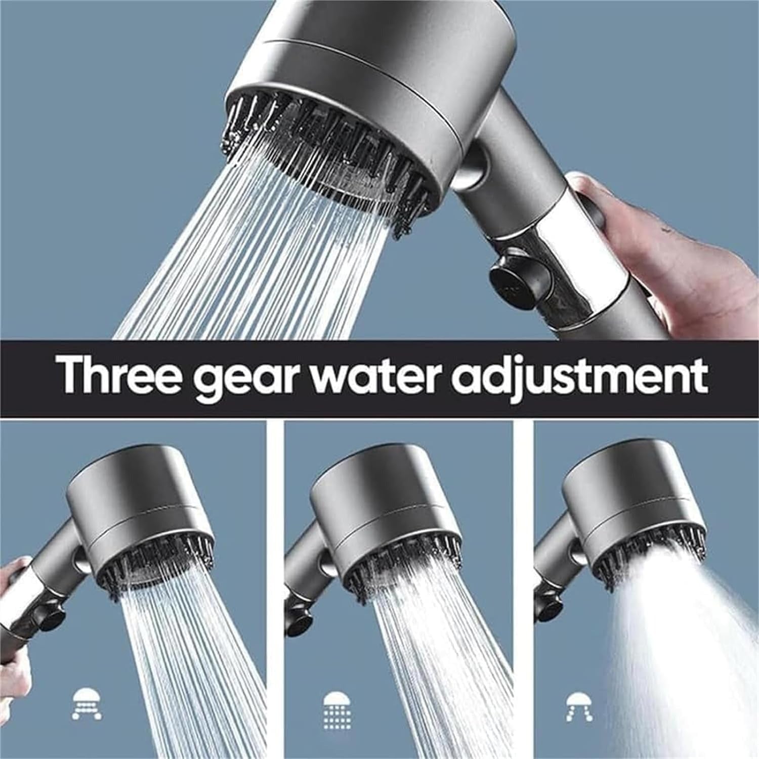 Multifunction Scalp Massage Shower Head – Relaxing Spa Experience at Home