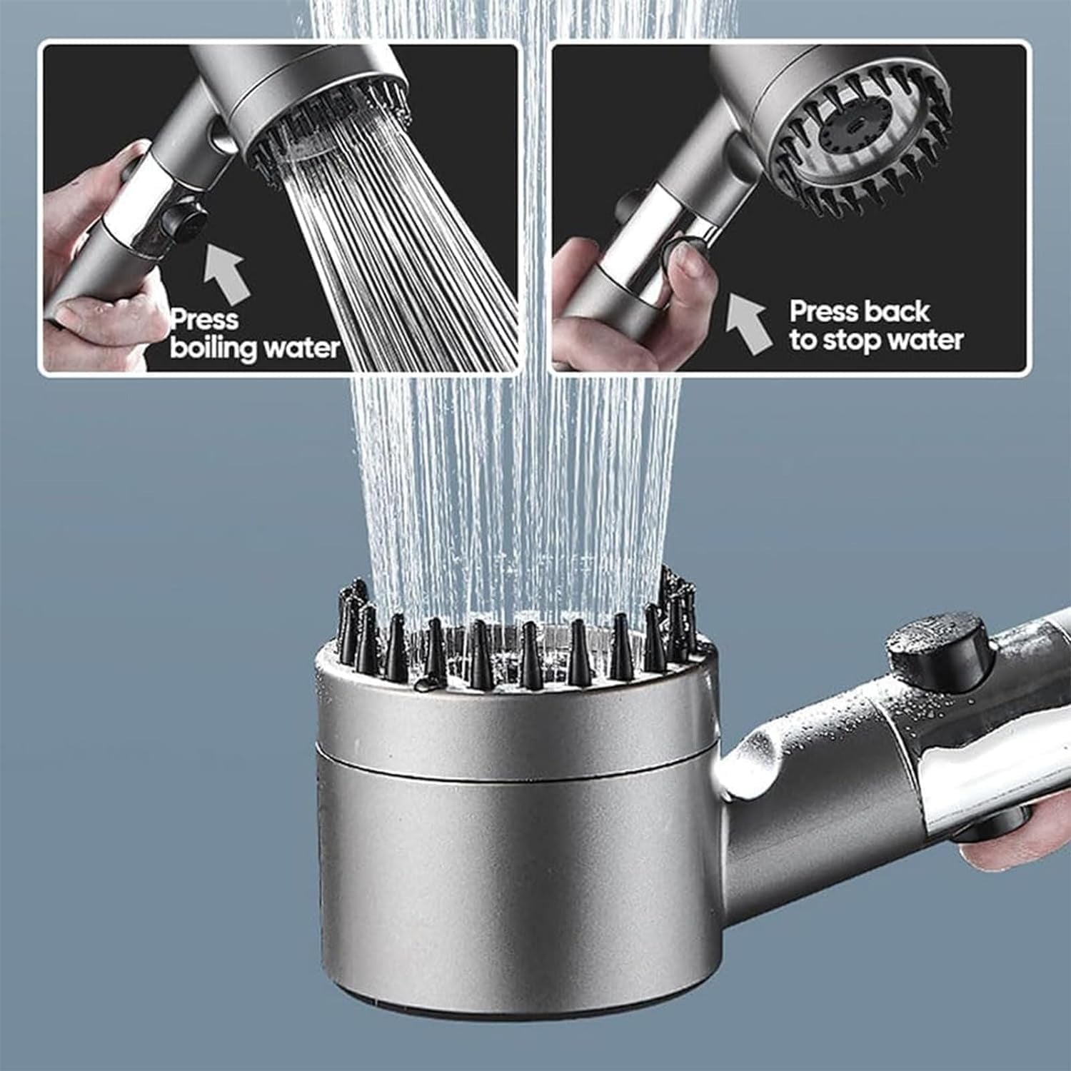 Multifunction Scalp Massage Shower Head – Relaxing Spa Experience at Home