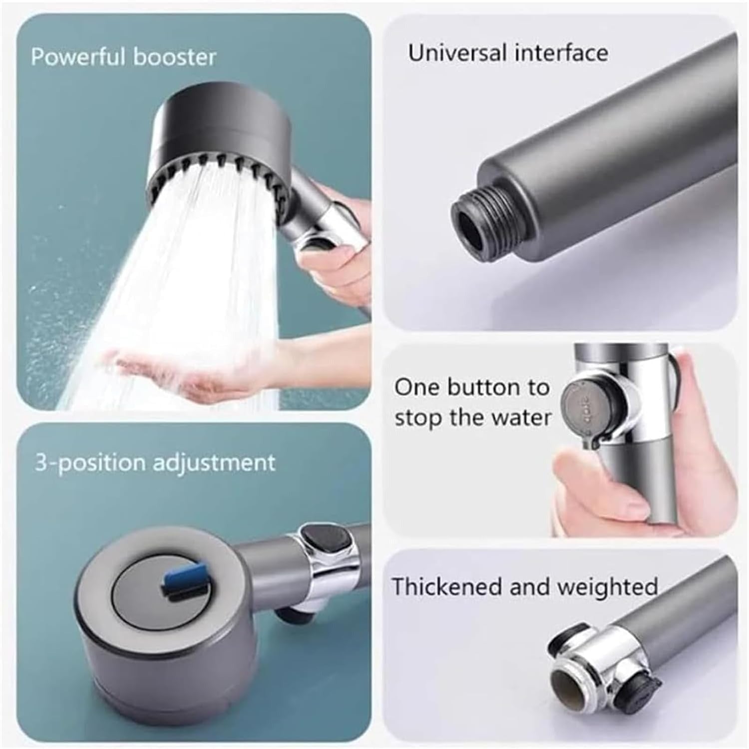 Multifunction Scalp Massage Shower Head – Relaxing Spa Experience at Home